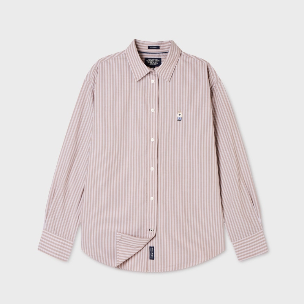 [WHO.A.U x Hannah] Áo Sơ Mi WHO.A.U Steve Loosefit Shirts (F)_WHYAGB721F
