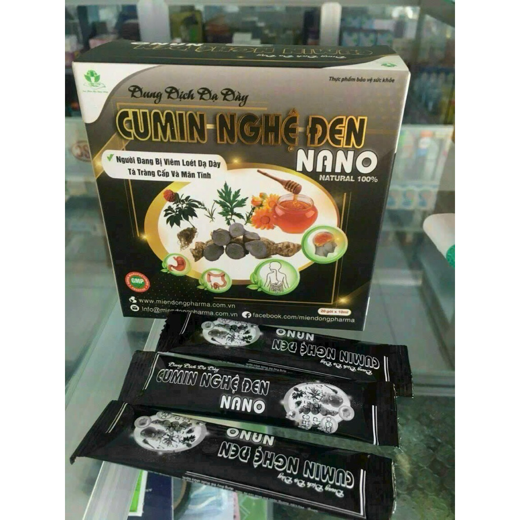 GEL DẠ DÀY CUMIN NGHỆ ĐEN NANO