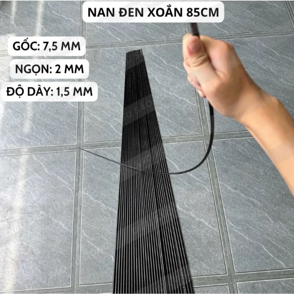 Nan Cacbon Xoắn Dẻo Làm Diều - Chất Liệu Cacbon Dẻo, Độ Bền Cao, Kích Thước 85cm-1m4