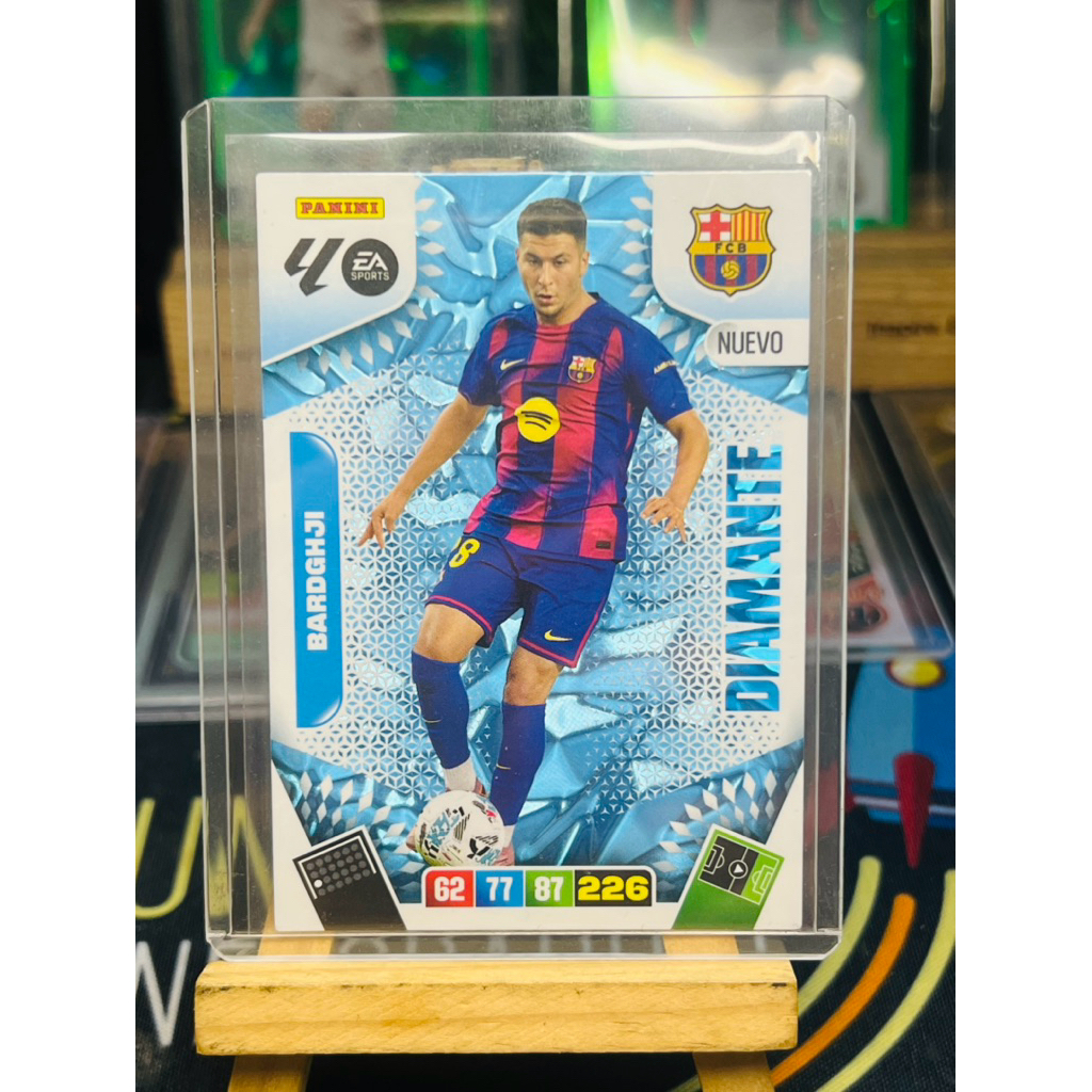 Thẻ bóng đá Bardghji Barcelona Diamante Panini Adrenalyn XL La Liga 2025/26