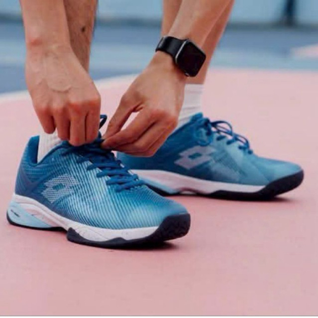 Giày Ý Pickleball || Lotto MIRAGE 300 Xanh Mẫu Nam Quốc Tế