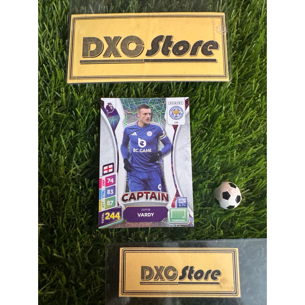 [ CHÍNH HÃNG ] - CAPTAIN - PANINI ADRENALYN XL PREMIER LEAGUE PLUS 2025 - JAMIE VARDY (LEICESTER CIT