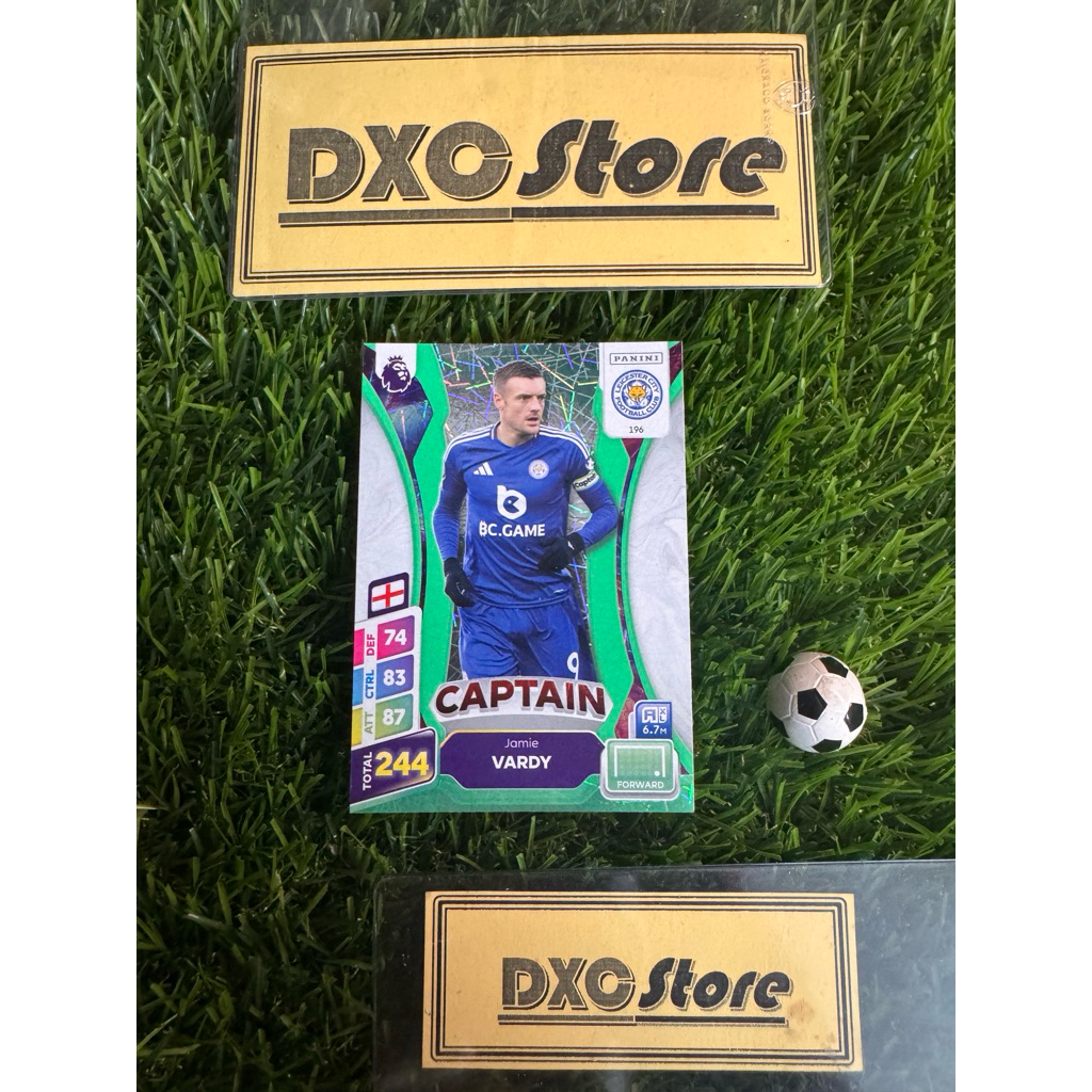 [ CHÍNH HÃNG ] - GREEN PARALLEL - CAPTAIN - PANINI ADRENALYN XL PREMIER LEAGUE PLUS 2025 - JAMIE VAR