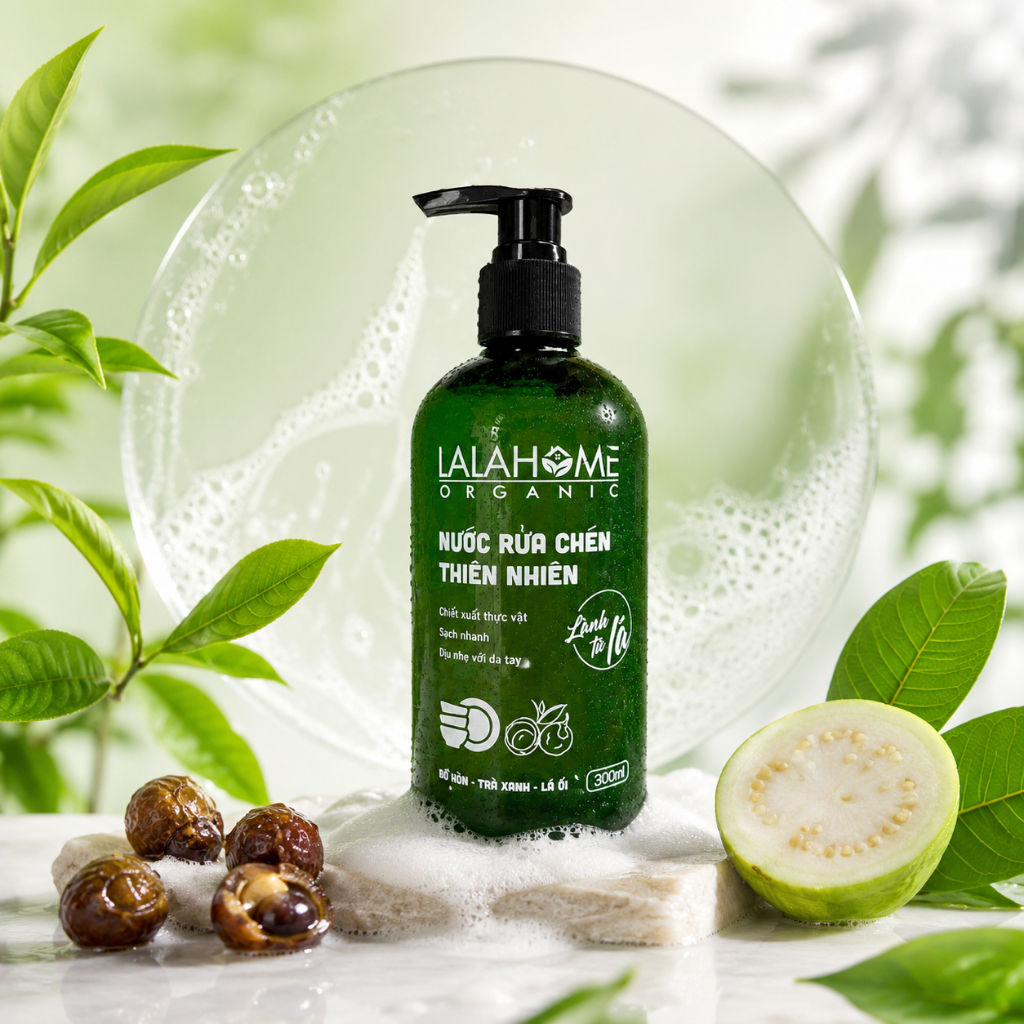 [CHÍNH HÃNG - GIAO NGAY] Nước rửa chén thiên nhiên LalaHome Organic