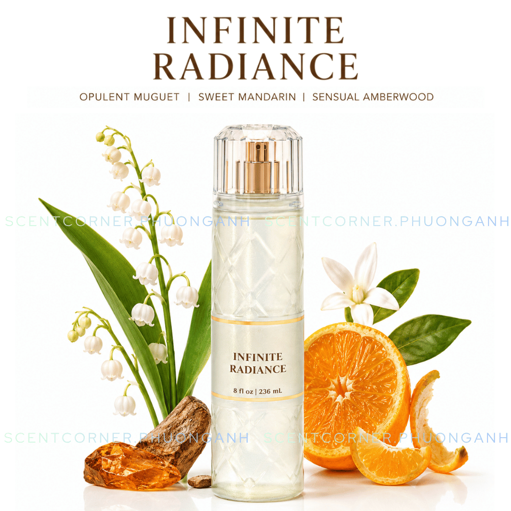 [ Mini để thử mùi ] INFINITE RADIANCE - Xịt thơm Body Mist