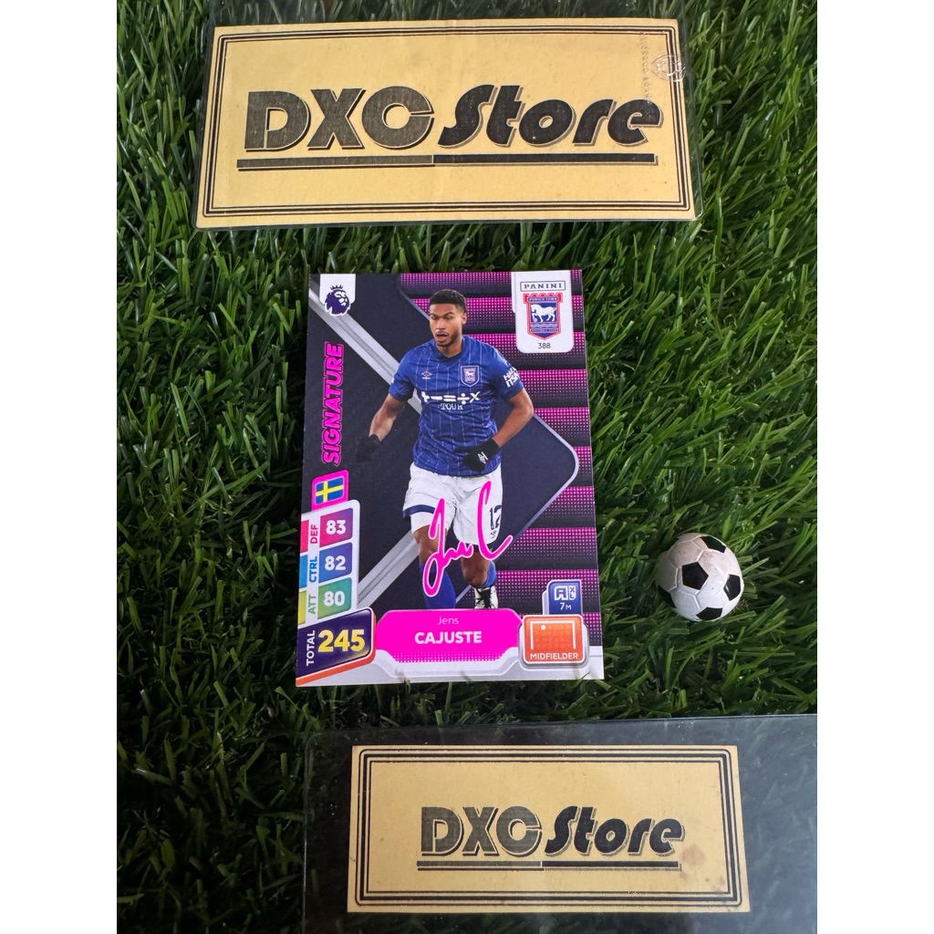 [ CHÍNH HÃNG ] - SIGNATURE - PANINI ADRENALYN XL PREMIER LEAGUE PLUS 2025 - JENS CAJUSTE (IPSWICH TO
