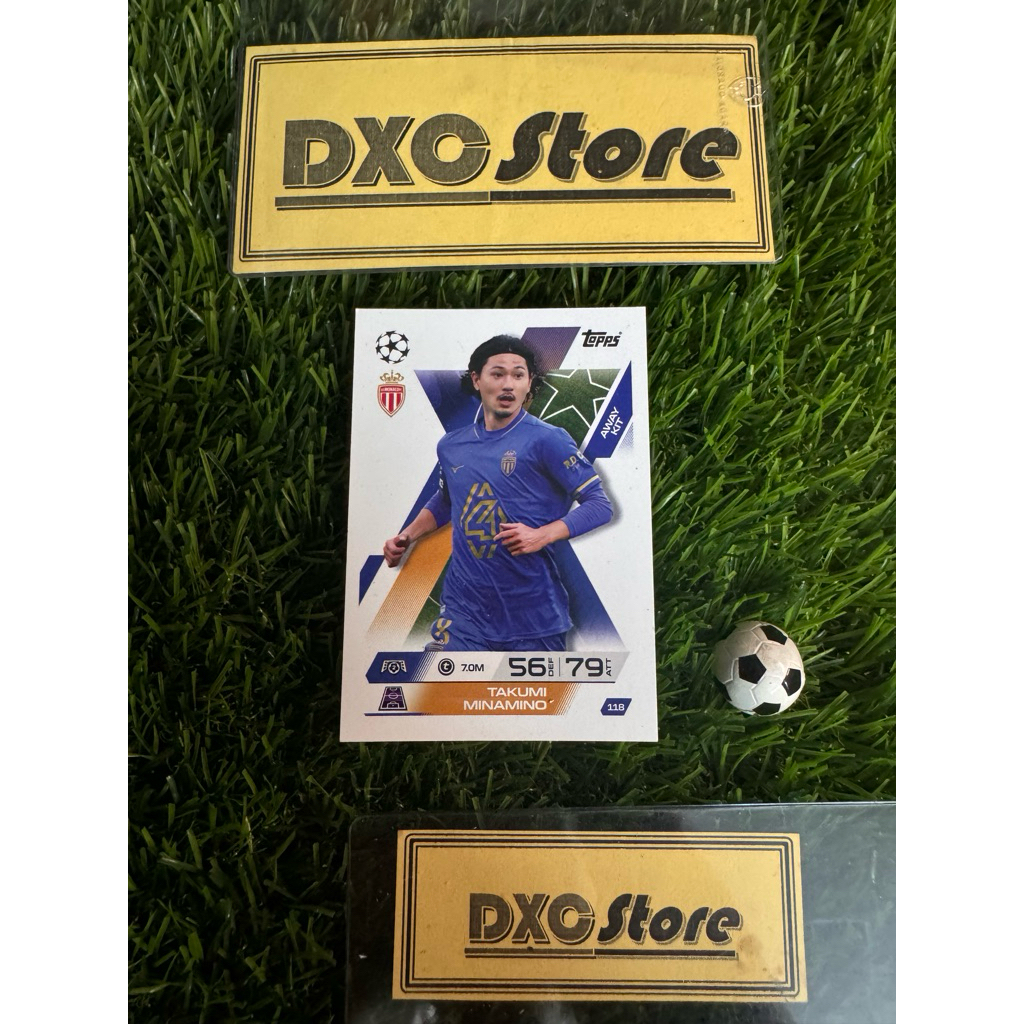 [ CHÍNH HÃNG ] - AWAY KIT - TOPPS MATCH ATTAX EXTRA 2026 - TAKUMI MINAMINO (AS MONACO)