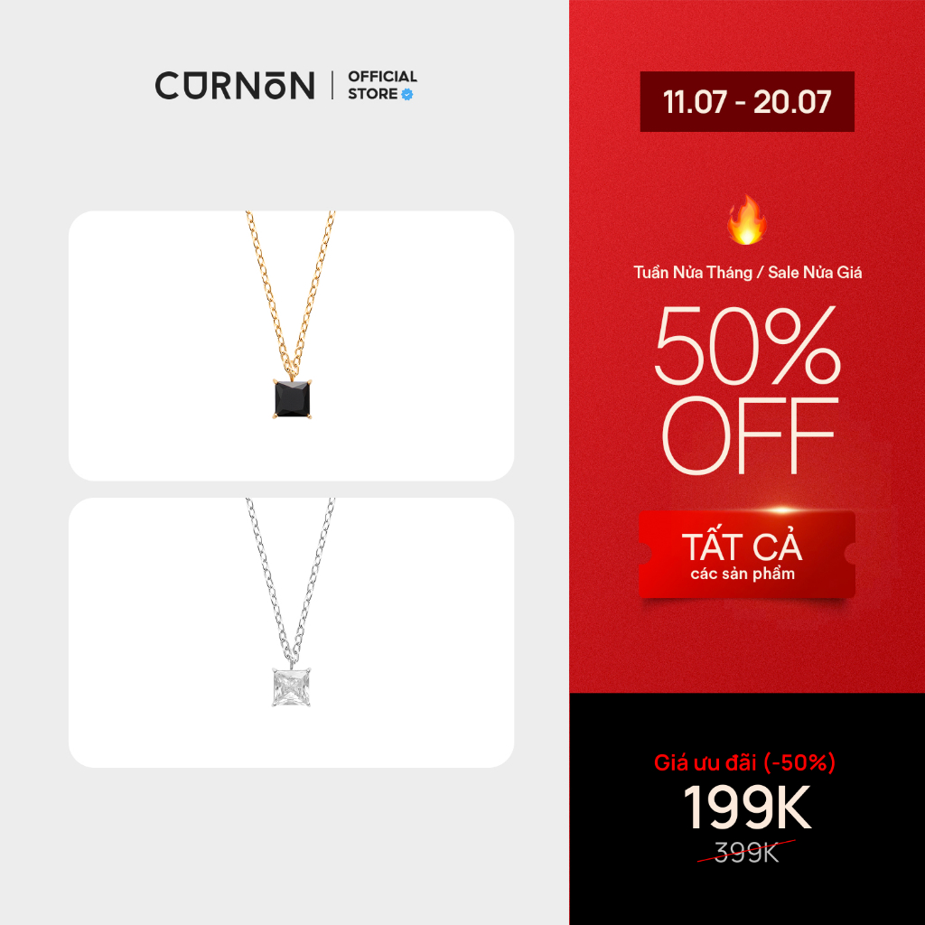 Vòng cổ nữ Curnon Claire "Lumière" Collection - Trang Sức Phong Cách, Tinh Tế - Chất Liệu Thép Không