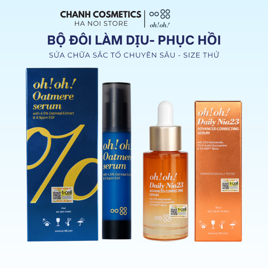 [CÔNG TY CHÍNH HÃNG] Oatmere Serum Oh oh hàng Cty Chính Hãng , có tem phụ CHANH COSMETICS