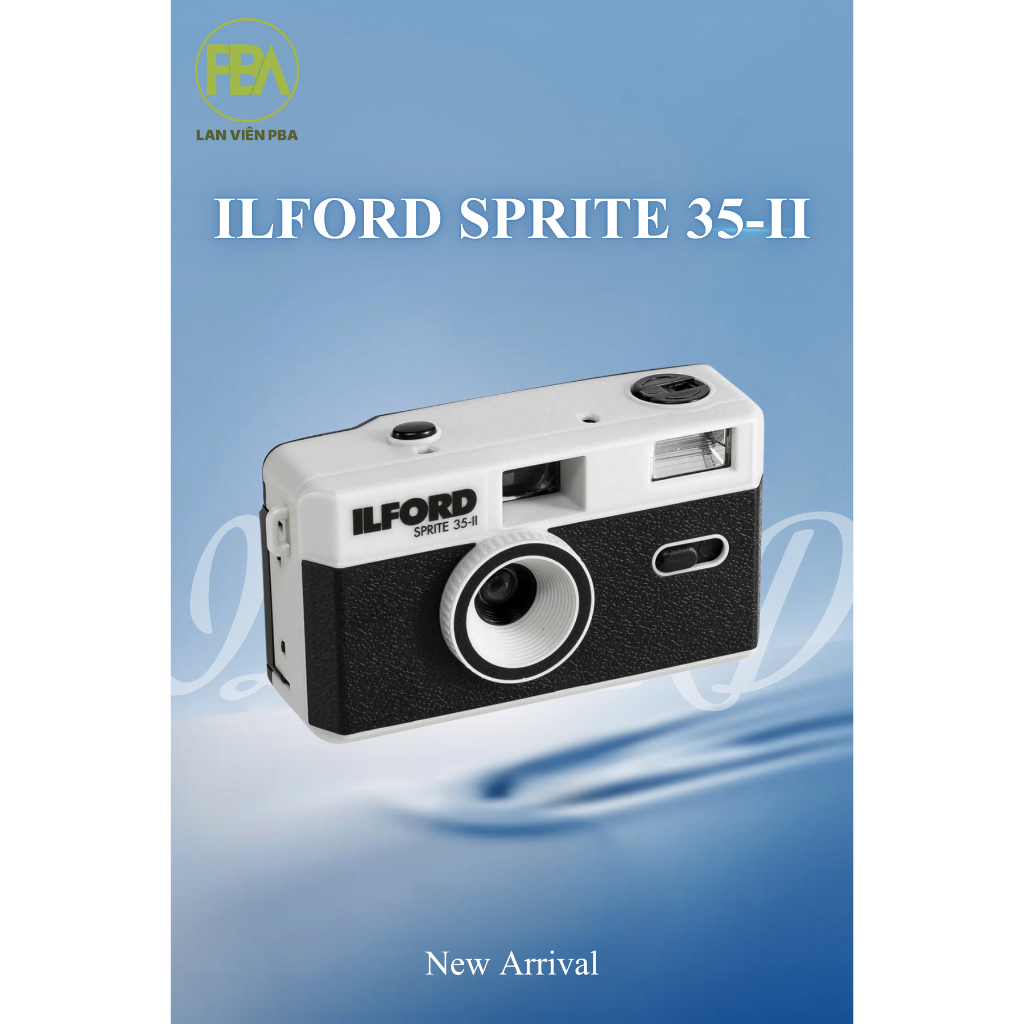 Máy ảnh film ILFORD SPRITE 35-II (Trắng & Đen) | Hàng Chính Hãng Lan Viên