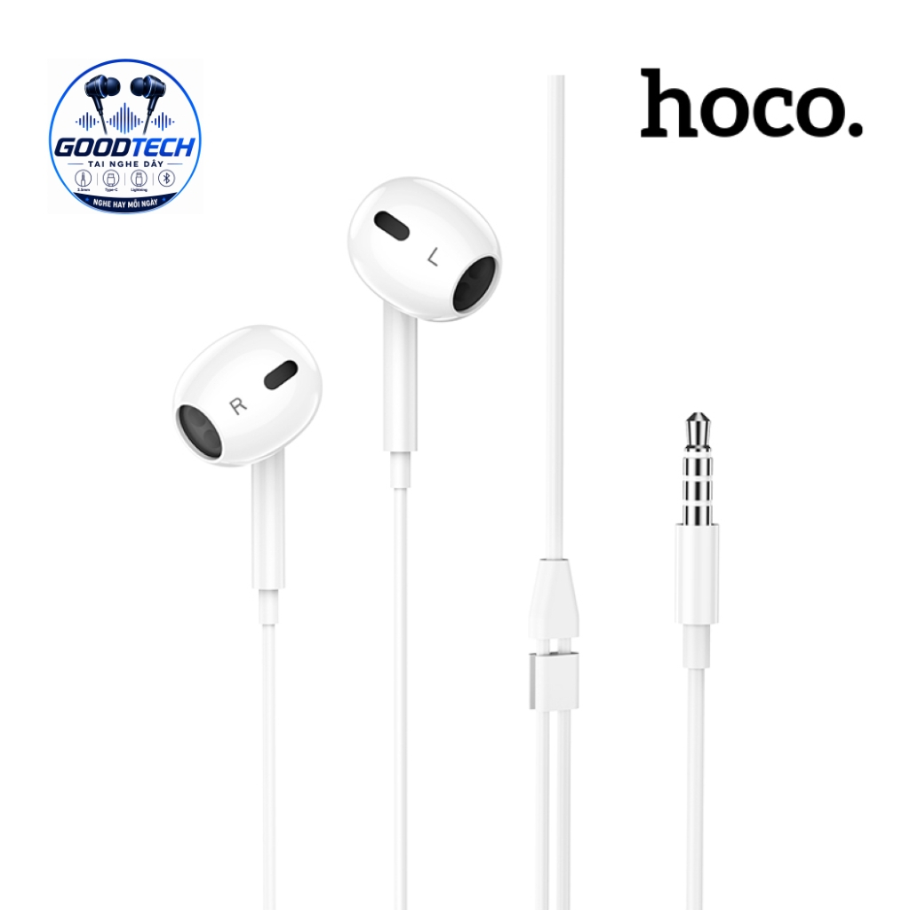 Tai Nghe Dây 3.5mm Có Míc Hoco M101 Max, Âm Thanh Stereo Cho Điện Thoại Laptop PC