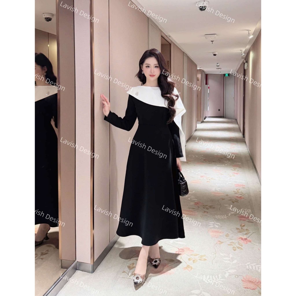 Váy Tay Dài Tiệc Thanh Lịch, Thoải Mái, Chất Liệu Cao Cấp, Phù Hợp Trong Mọi Dịp Lavish Design -  S1