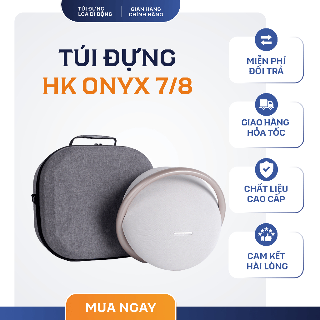 Túi Đựng Loa Harman Kardon Onyx Studio 7/8 - Hộp Cứng EVA Chống Sốc, Chống Trầy, Bảo Vệ Loa Tối Ưu