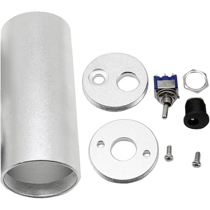 Bộ Vỏ DIY Máy Khoan Mini Cầm Tay Nhôm Nguyên Khối - Dùng Cho Motor 380/385/390