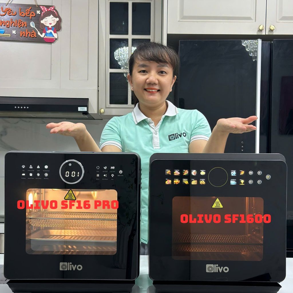 [ CHÍNH HÃNG ] Nồi Chiên Hơi Nước OLIVO SF1600 Bảo Hành Chính Hãng 24 Tháng