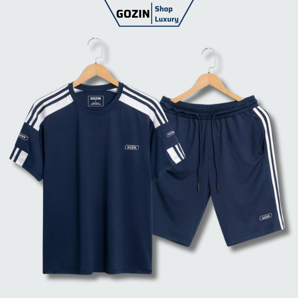 Set thể thao Promax Áo thun Sideflow và Quần shorts Thoáng khí, thoải mái, thấm hút tốt GOZIN SHOP