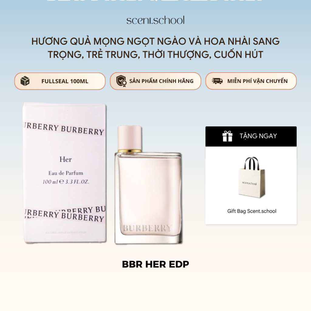 Nước Hoa Fullsize BBR Her EDP | Nước Hoa Nữ | Scent.school Perfume