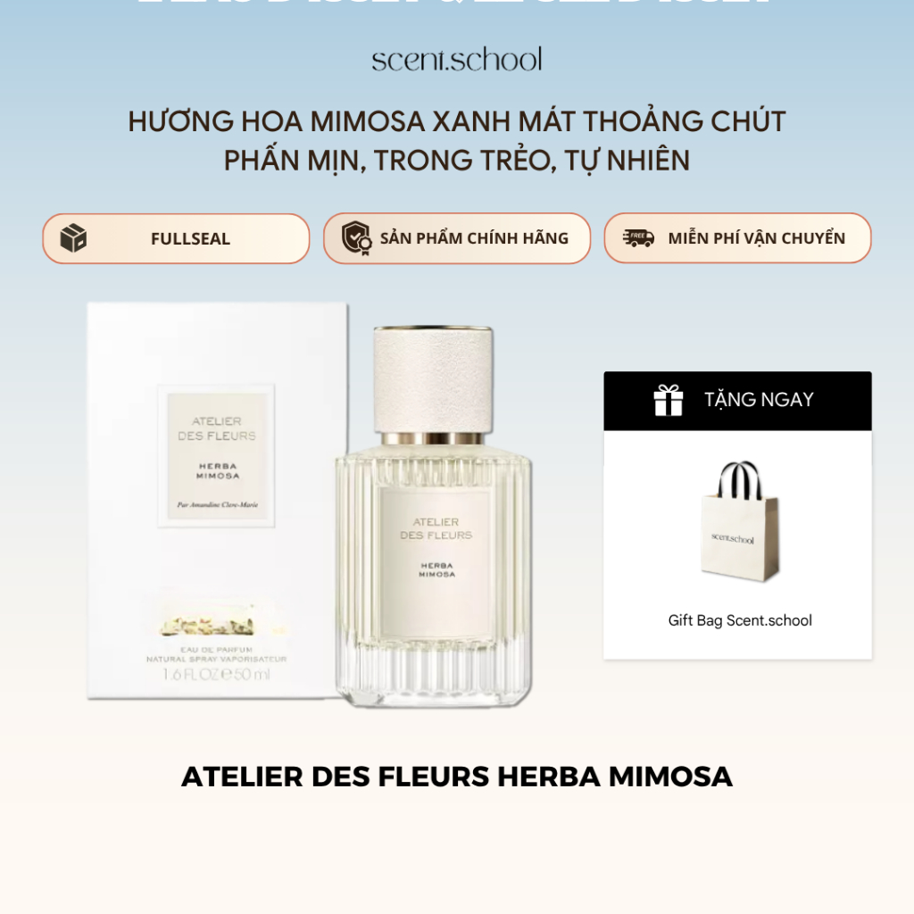 Nước hoa Fullseal Herba Mimosa | Nước hoa Nữ | Nước hoa chính hãng | Scent.school Perfume