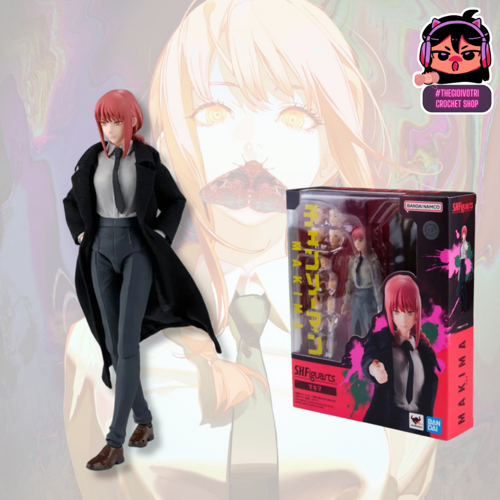 SHF BANDAI (AUTHENTIC) HIGH QUALITY ACTION FIGURE "MAKIMA - CHAINSAW MAN (QUỶ CƯA)" (NEWSEAL)