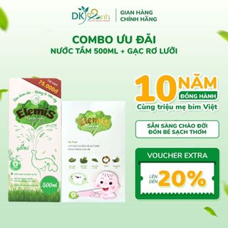 [Tặng 01 Khăn Sữa] Nước tắm thảo dược Elemis loại 500ml
