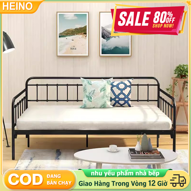 Sofa Giường Khung Sắt Đa Năng 2in1  Điều Chỉnh Thiết Kế Tối Giản Cho Căn Hộ Nhỏ