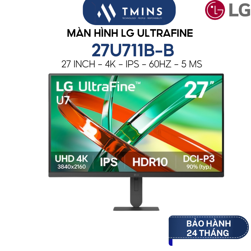 Màn hình LG 27U711B-B ULtraFine (27 inch - 4K - IPS - 60Hz - 5 ms) - Hàng chính hãng