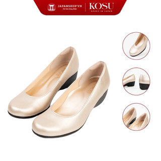 Giày da nữ cao cấp đế xuồng KOSU K-22420 dáng sang siêu nhẹ cao gót 4,5cm made in KOBE Japan