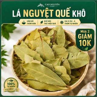 Lá nguyệt quế sấy khô, bay leaf, gia vị ướp xào thơm ngon, lợi cho tiêu hóa - Thảo dược Cao Nguyên