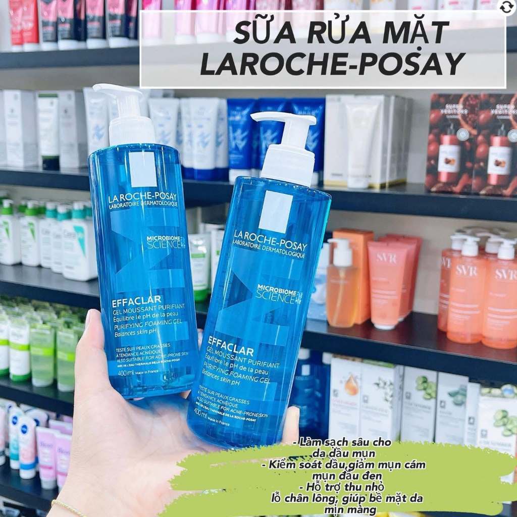 sữa rửa mặt carave dùng cho da dầu mụn, da thường