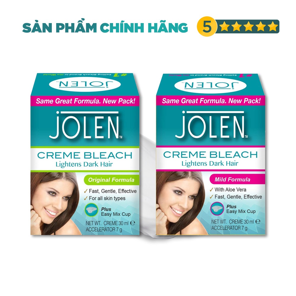 Kem Tẩy Màu Lông Jolen 37 UK (Kem Làm Nhạt Màu Lông/ Kem Nhuộm Lông Mày)