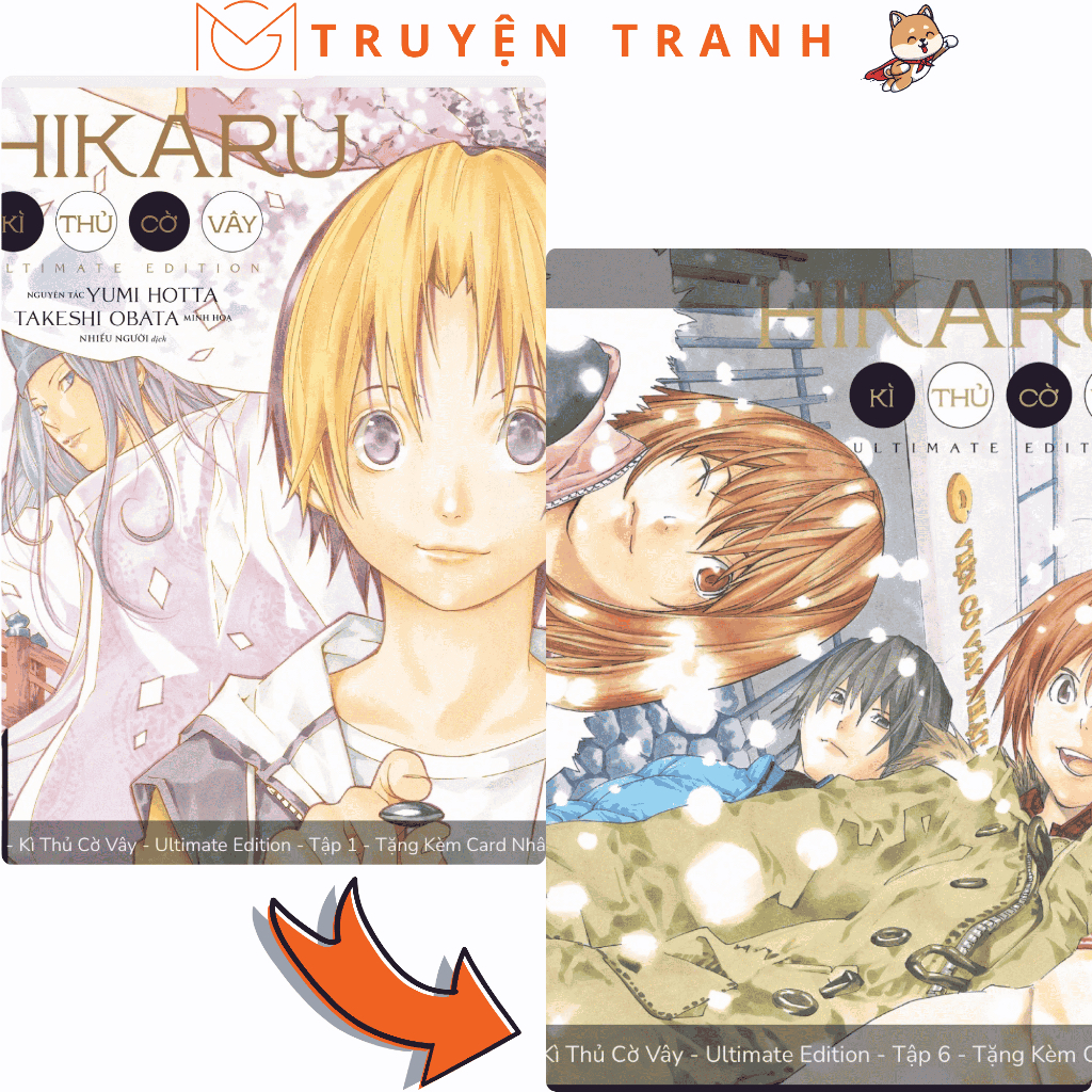 Truyện - Hikaru Kì Thủ Cờ Vây Ultimate Edition Combo - NXB Kim Đồng