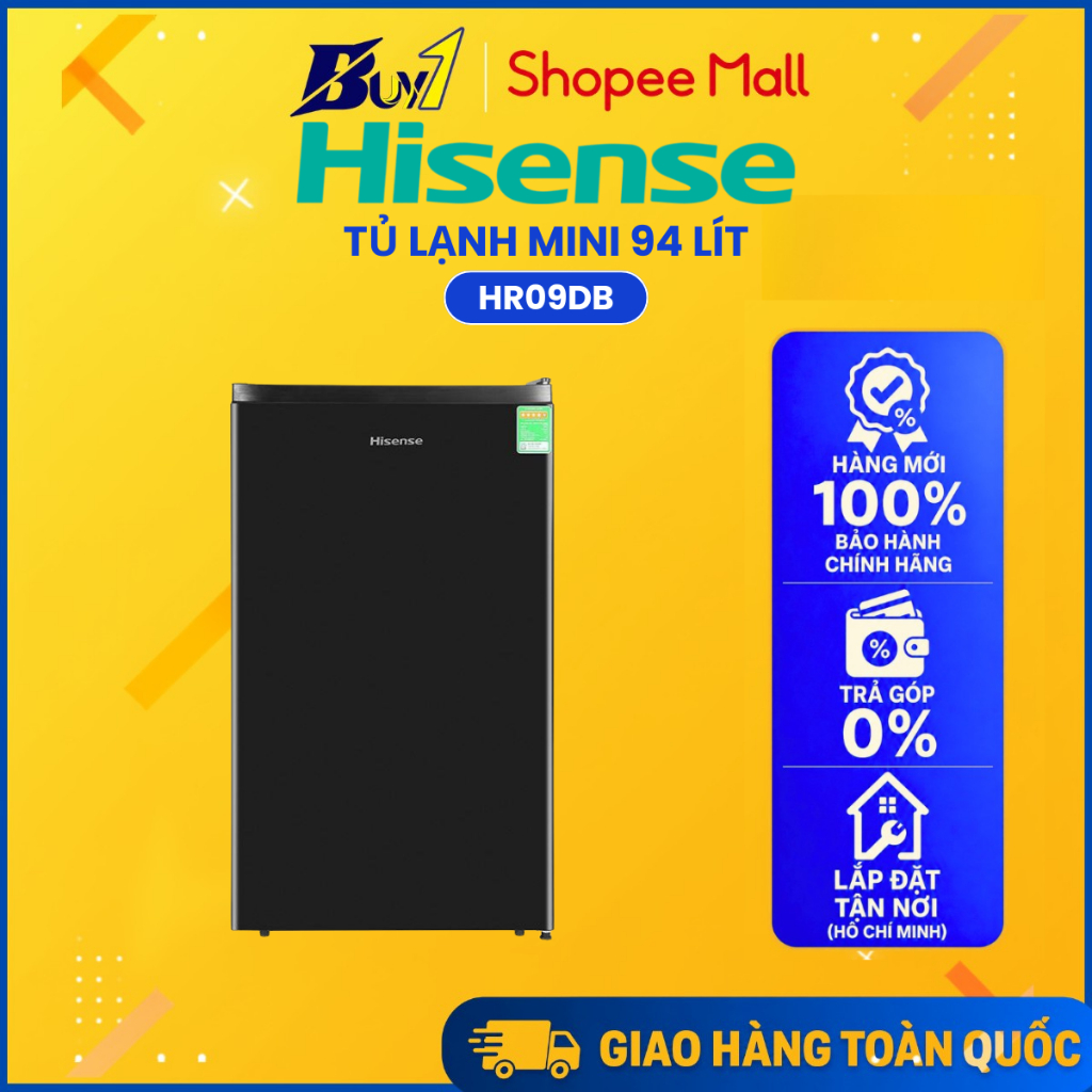 HR09DB - Tủ lạnh Hisense 94 lít HR09DB - Hàng Chính Hãng