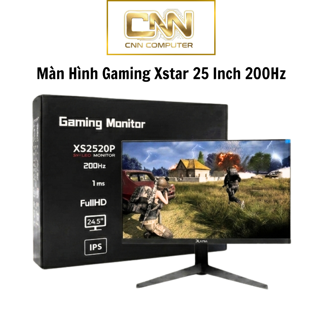 Màn Hình Xstar 25inch 200Hz 1ms IPS Chính Hãng, Màn Hình Gamming Bảo Hành 24 Tháng