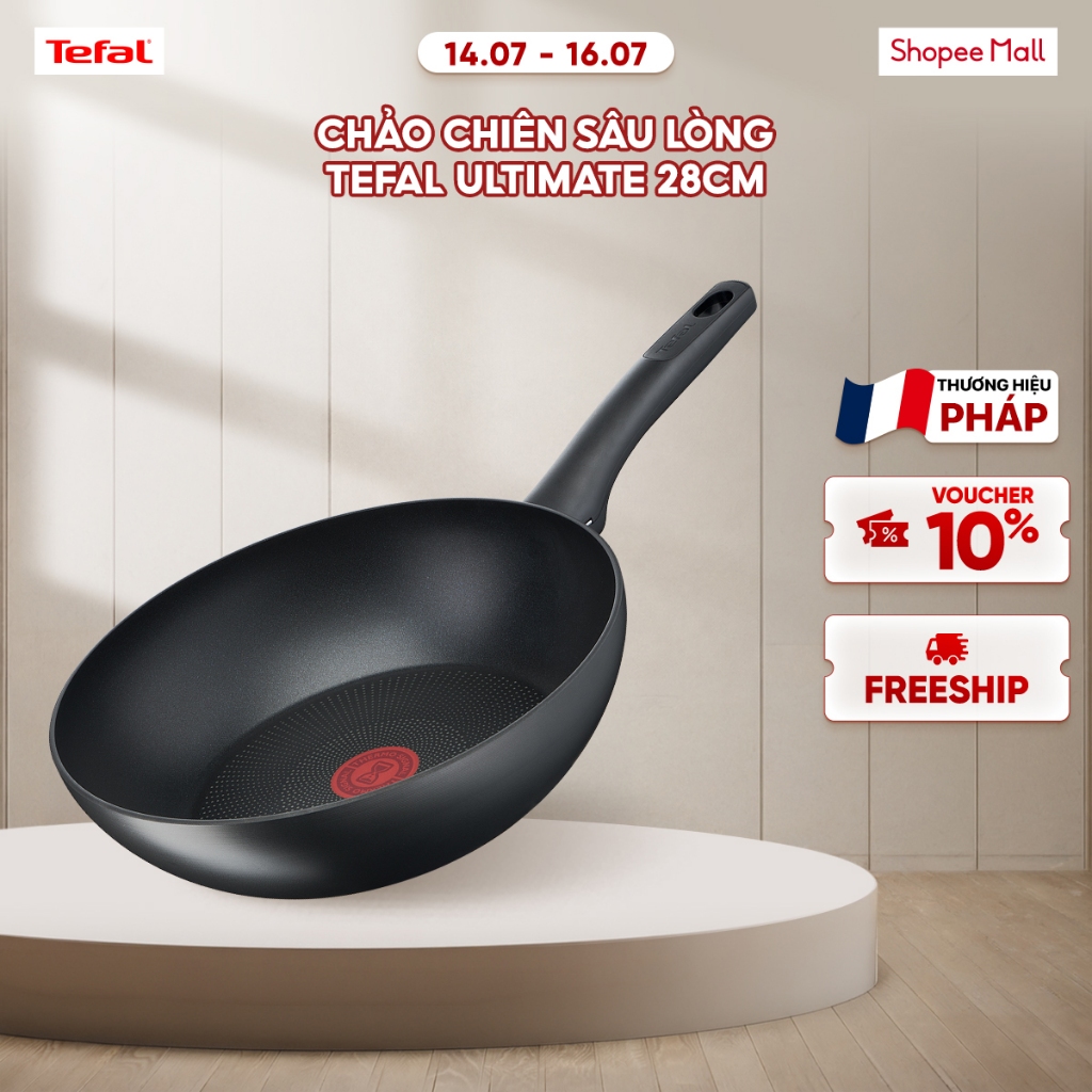 Chảo chiên sâu lồng Tefal Ultimate 28cm