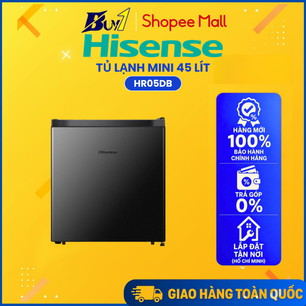 HR05DB - Tủ lạnh Hisense 45 lít HR05DB - Hàng Chính Hãng