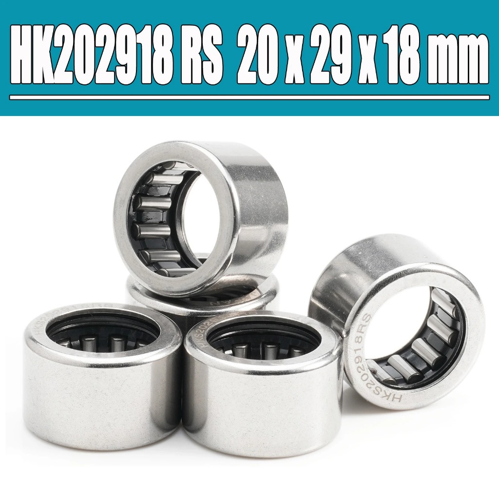 5 Vòng Bi Đũa HK202918 RS kích thước 20 x 29 x 18mm Vòng bi kim lồng dạng cốc kéo HK202918RS có đầu 