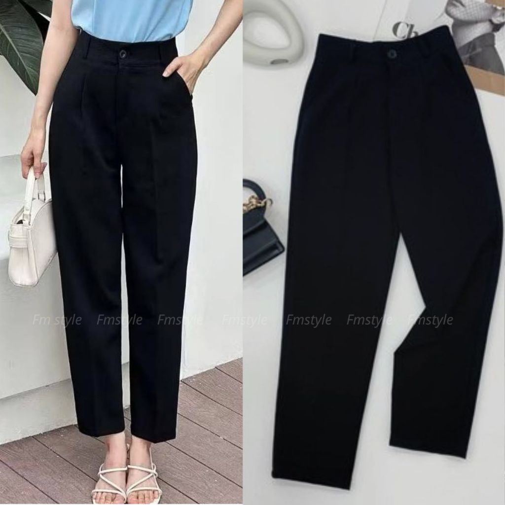 Quần Tây Nữ Baggy ống Gấu Bằng FMSTYLE  Chuẩn Form Đủ Size S-XL 26041148