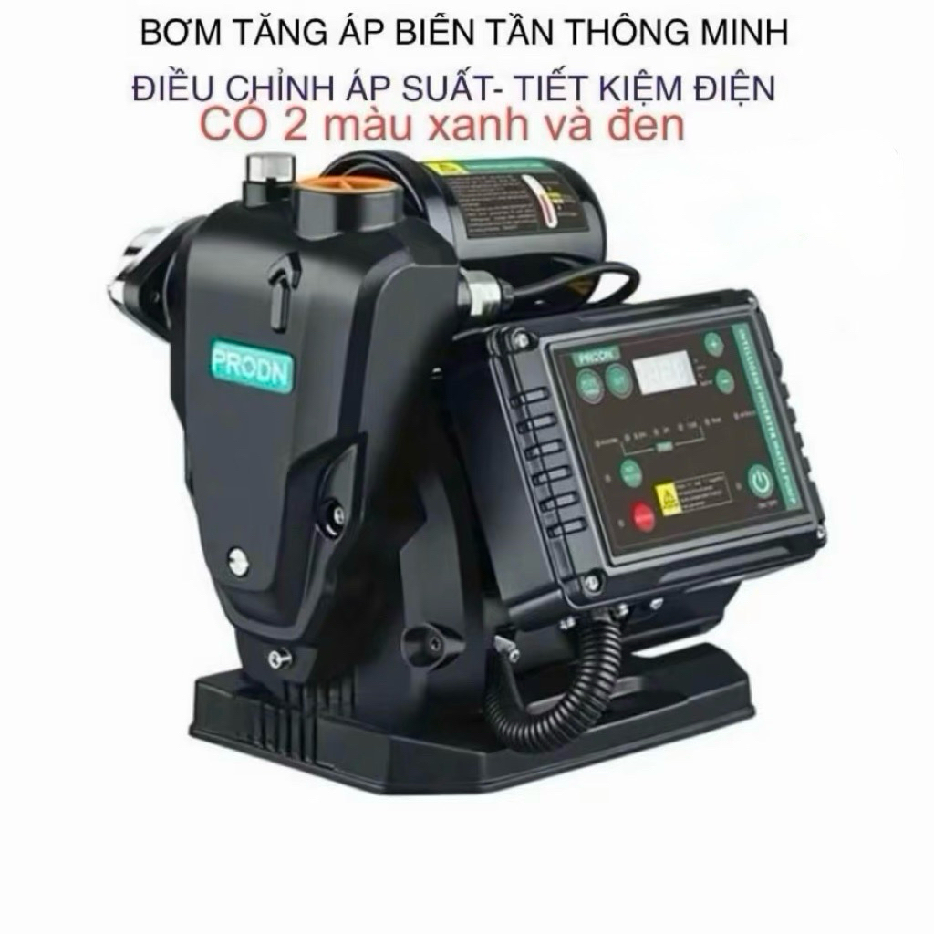 Máy Bơm Tăng Áp Biến Tần Thông Minh 1WZB 300W - 1500KW (Có 2 Màu Xanh Và Đen)