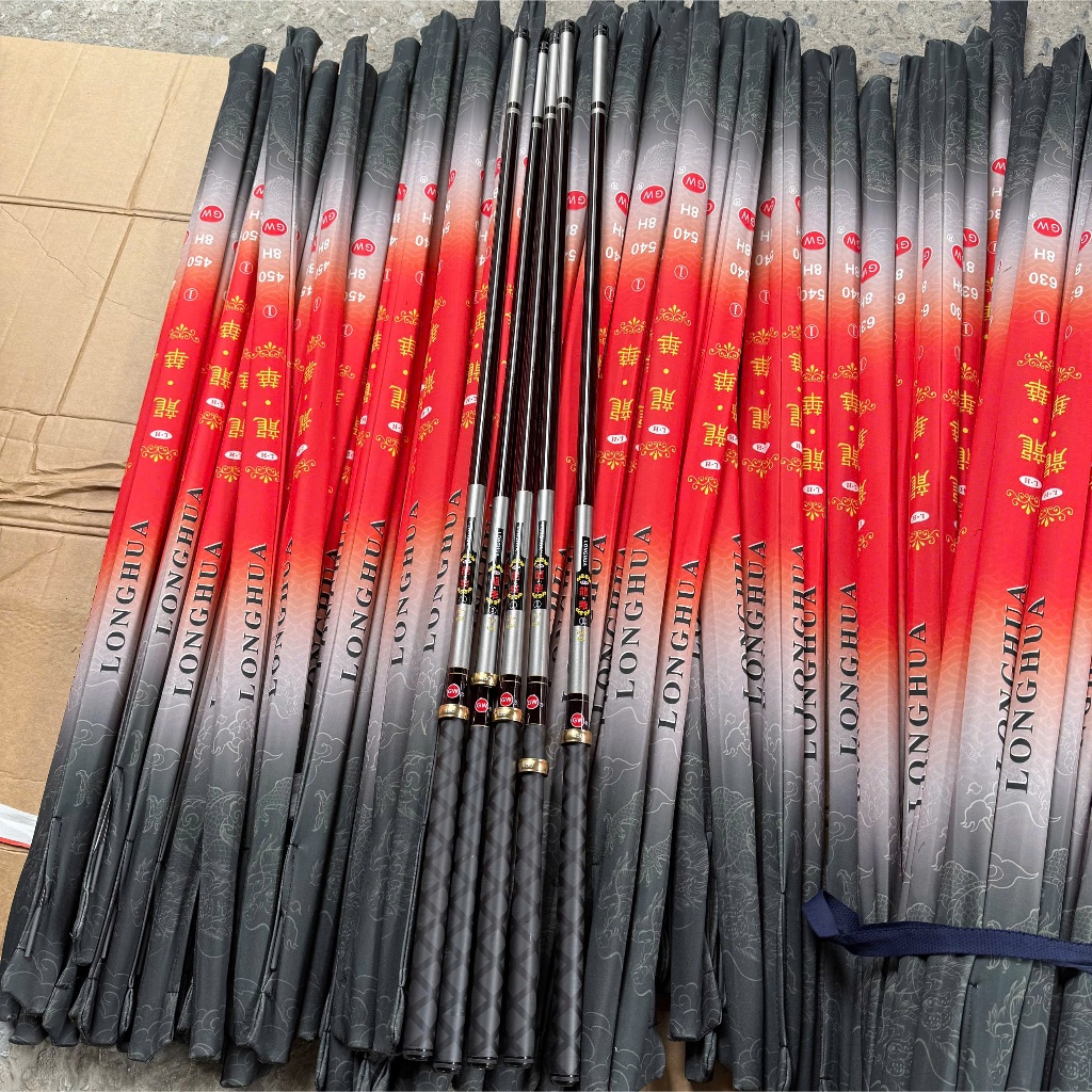 [HỎA TỐC SG ] Cần câu cá GW Long Hua 8H tặng kèm bao và ngọn phụ