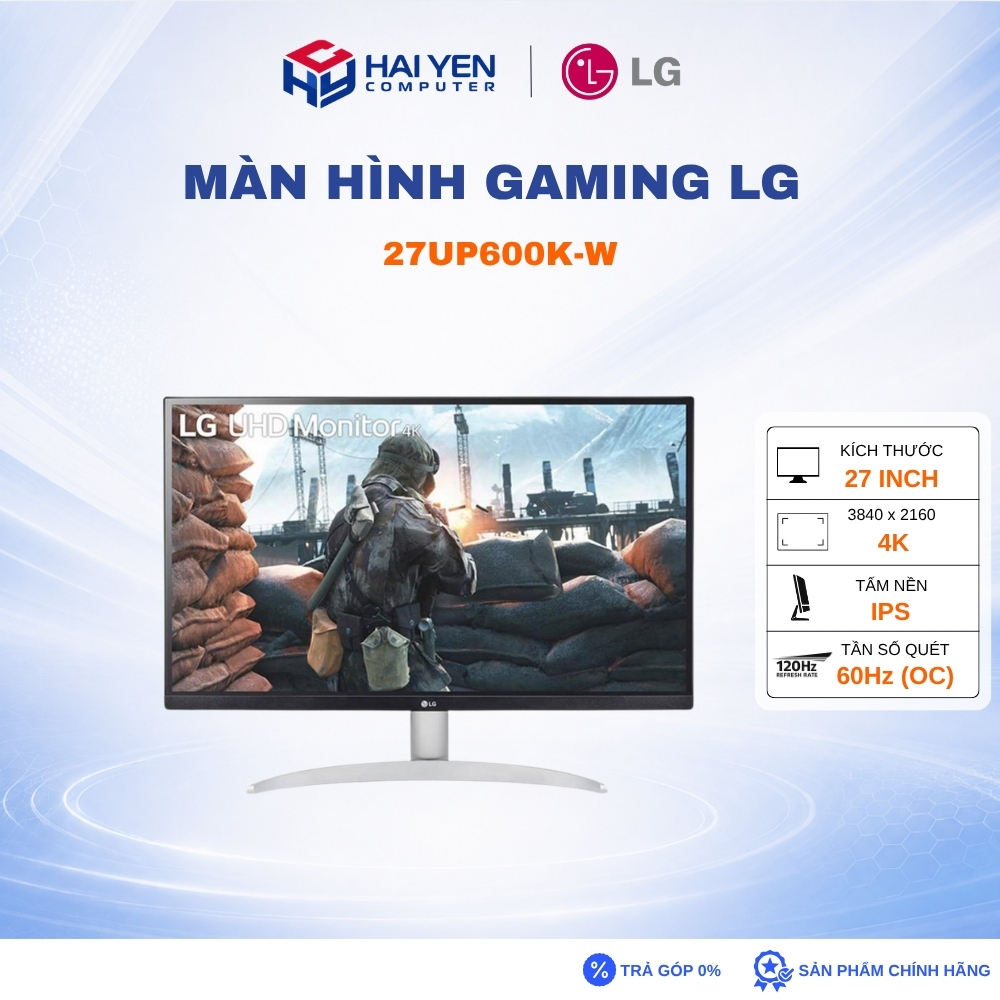 Màn Hình LG 27UP600K-W / 27 inch - IPS - 4K - 60Hz - 5ms
