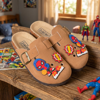 Sục đế trấu Unisex Bé Trai và Bé Gái BIOLINE Nâng đỡ bàn chân gắn Sticker Dễ Thương - SGDTE.01