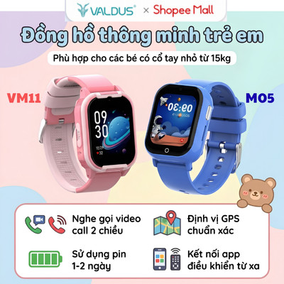 Đồng hồ thông minh trẻ em Manigo VM11 M05 nghe gọi video call 4G định vị nhỏ gọn bảo hành 1 năm