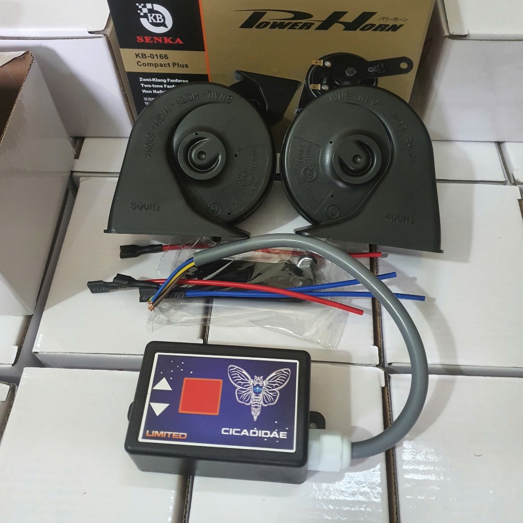 Nhại còi CICADA Pro 15 bài nhạc cho xe máy, xe tải, ô tô