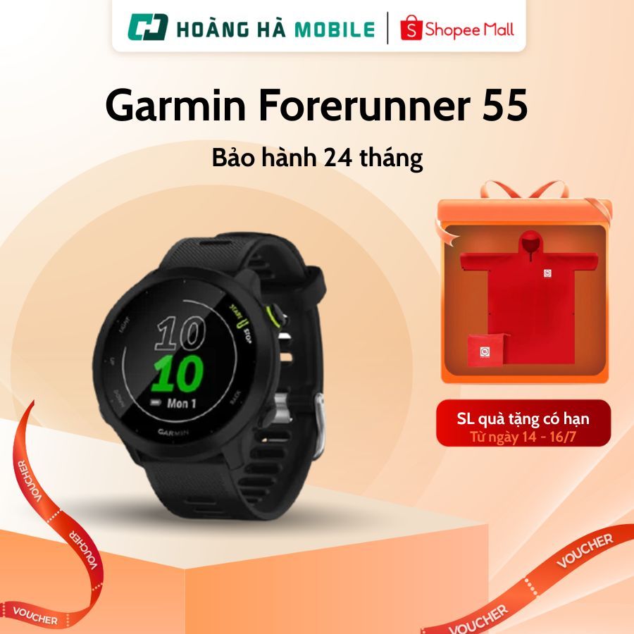 Đồng Hồ Thông Minh Garmin Forerunner 55 Chính Hãng
