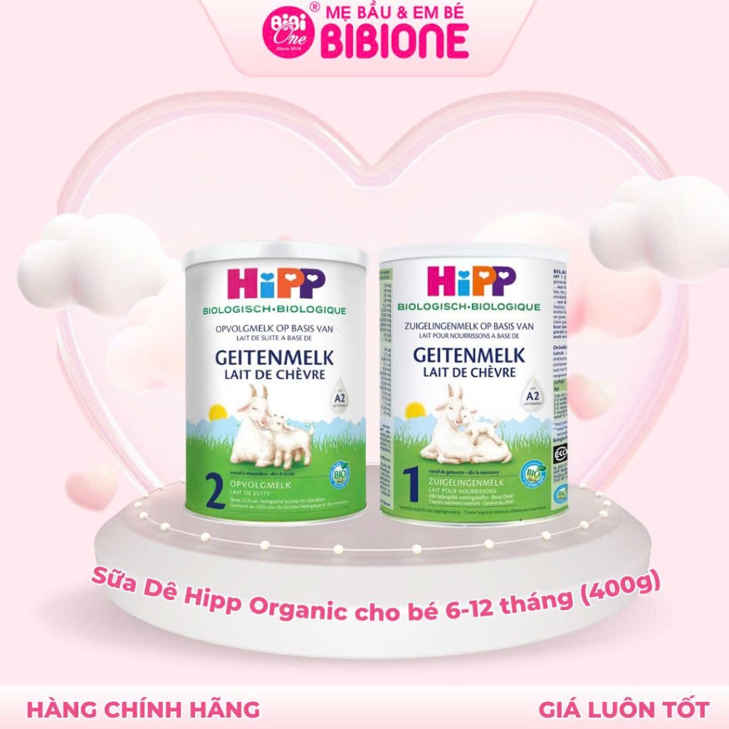 Sữa Dê Hipp Organic cho bé (400g)