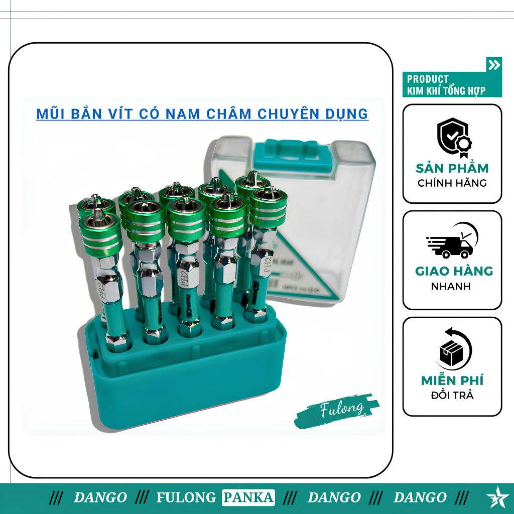 Mũi Bắn Vít Nam Châm GOFUTHER, đầu Bake bắn vít, không sợ bị trơn trượt,hỗ trợ bắn vít nhanh, chính 