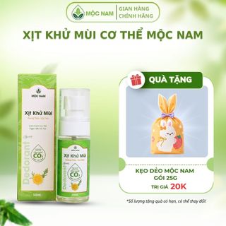 Xịt Khử Mùi Mộc Nam - Chiết Xuất Hương Thảo Cúc Hoa Ngăn Tiết Mồ Hôi, Giúp Khô Thoáng Suốt 24h
