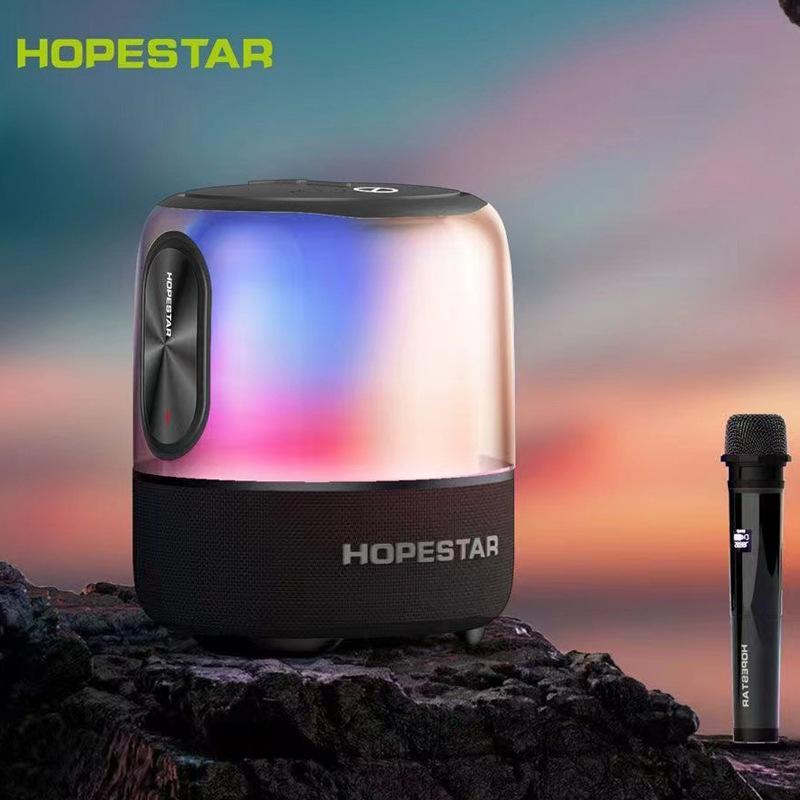 [Hopestar] Loa bluetooth Karaoke SC-01 màu đen bass Trầm có thể kết nối đôi