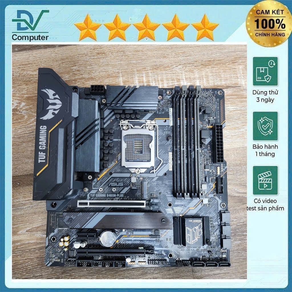 TUF Gaming B460M Plus Asus BH 1 tháng