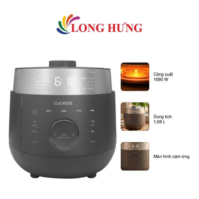 Nồi cơm điện áp suất điện tử Cuckoo 1.08 lít CRP-LHBR0600F - Hàng chính hãng